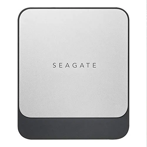 Seagate Fast SSD STCM2000401 Unità con Memoria a Stato Solido Esterna Portatile, USB-C/USB 3.0 per Computer Desktop, PC Portatili/Mac, 2 TB, Argento