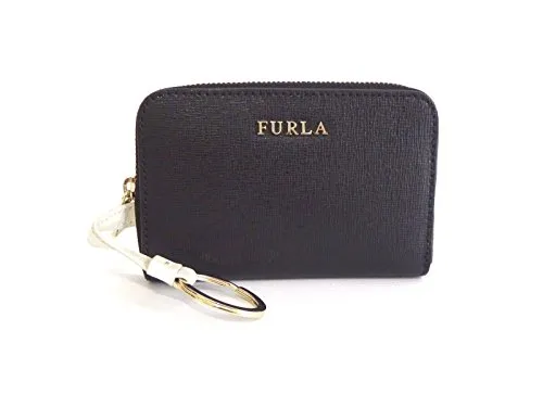 PORTACHIAVI FURLA BABYLON KEYCASE ZIP 908418 ONYX+PETALO