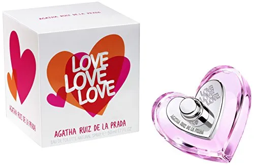 Agatha Ruiz de la Prada Acqua di Profumo, Agatha Ruiz Love Love Love Edt Vapo, 50 ml