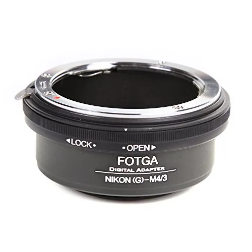 FOTGA Adattatore per obiettivo Nikon AI AF-S G a Micro 4/3 M4/3 MFT per fotocamere Olympus PEN Panasonic Lumix BMPCC