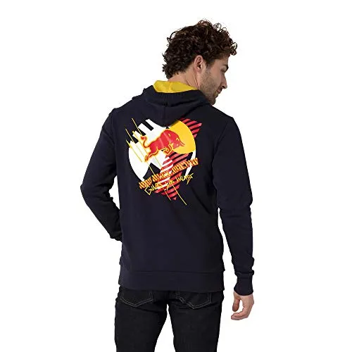 Red Bull Racing Dynamic Felpa con Cappuccio, Uomini Small - Abbigliamento Ufficiale