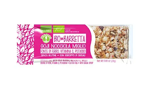 Probios Bio Barretta Goji Nocciola Miglio - 24 Pacchi da x 24 pezzi