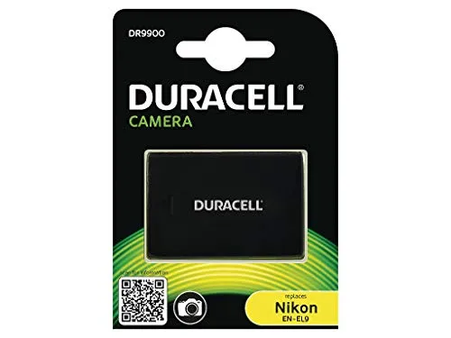 Duracell DR9900 Batteria per Nikon EN-EL9, 7.4 V, 1100mAh, Nero