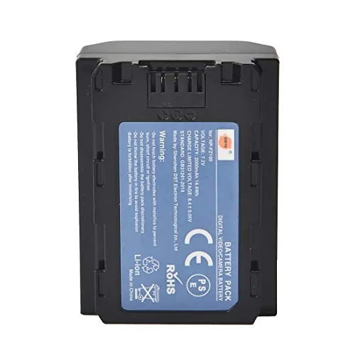 DSTE NP-FZ100 Batteria di ricambio compatibile per Sony Alpha 9, Alpha 9R, ILCE-9, ILCE-7RM3, NPA-MQZ1K, α7 III, α9