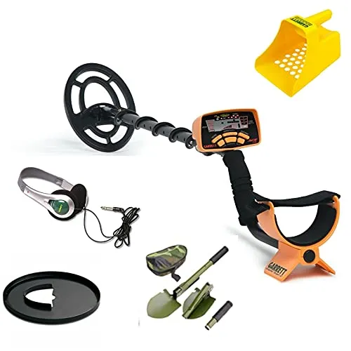 Maxxistore - Garrett ACE 250 metal detector + Cuffie + Salva Piastra + Setaccio + Picozza