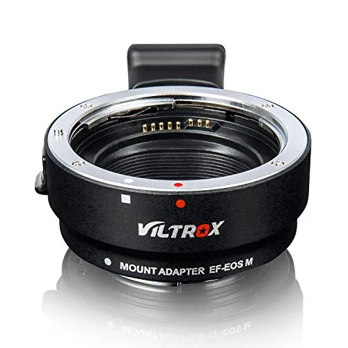 VILTROX EF-EOS M Auto-focus Adattatore Obiettivo Anello Convertitore Lente per Canon EF/EF-S Obiettivi zu Canon EOS-M (EF-M Mount) Telecamera M1 M2 M3 M5 M6 M10 M50 M100