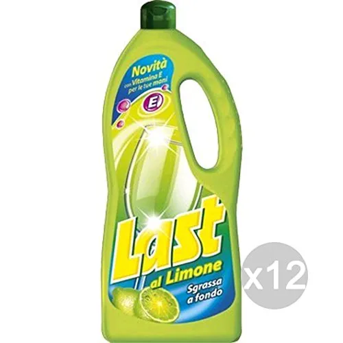 Set 12 LAST Piatti Liquido Limone Lt 1 Detersivi E Pulizia Della Casa