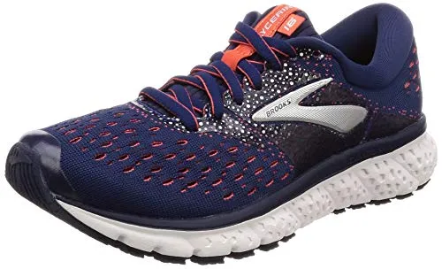 Brooks Glycerin 16, Scarpe da Running Donna, Blu (Navy/Coral/White 494), 37.5 EU