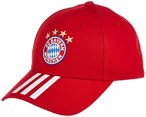 adidas FC Bayern - Berretto da Baseball Signature, Unisex - Adulto, Cappellino da Baseball, FS0198, Fcbtru/Bianco., Taglia Unica