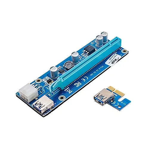 AKYGA AK-CA-64 Riser PCI-E 1x - 16x Adapter USB 3.0 Version 009S USB 55cm