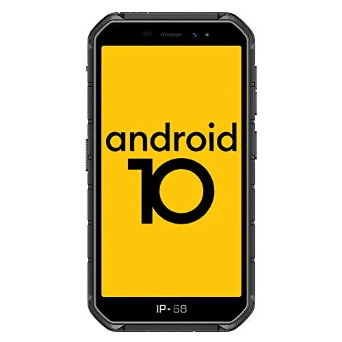 Rugged Smartphone IP68, Ulefone Armor X7 (2020) Android 10, Dual SIM 4G Cellulari Antiurto 5 Pollici, 2G + 16G, 128GB Espandibili, Fotocamera 13MP+5MP, GPS/NFC - Nero