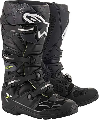 Alpinestars Tech 7 Enduro Drystar Stivali Motocross Nero/Grigio 12 (47)