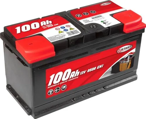 Batteria Auto 100AH 12V 850A polo positivo destro cassetta L5