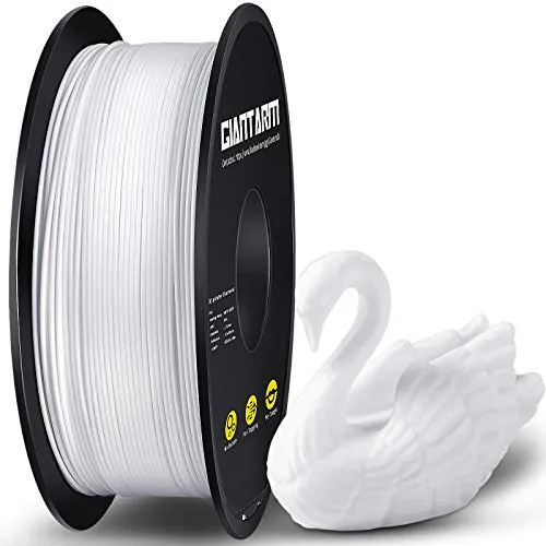 GIANTARM Filamento PLA 1,75 mm stampante 3D PLA Filamento 1,75 mm 1 kg Bobina Bianco