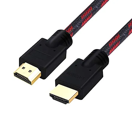 SHULIANCABLE Cavo HDMI, Cavo HDMI Alta Velocità con Ethernet,Supporta HD1080p 3D HDR ARC CEC, Cavetto HDMI Compatibile PS3, Xbox, TV Box, TV, Proiettore (1M)