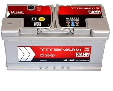 Fiamm 7905160-2 Batteria Auto Titanium Plus Potenziata, 100A, 12V