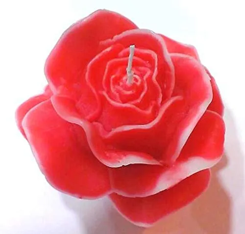 Candela Rosa Fuxia profumata Artigianato Italiano 18 cm