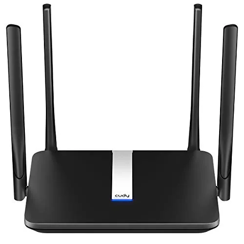 Cudy AC1200 WiFi Mesh Router 4G LTE Con Sim, Dual-Band 1200Mbps,4 porte 100Mbps LAN/WAN, 4 antenne 5 dBi, DDNS, FDD and TDD, VPN, SIM Collega e usa, Alternativa per ADSL, LT500