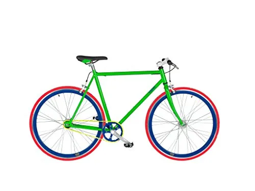 Coppi Fixed, Scatto Fisso Unisex – Adulto, Verde, M