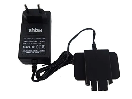 vhbw 220V Alimentatore Caricabatterie per Utensile Batteria Milwaukee 0516-22, 0516-52, 0612-20, 0612-22, 0612-26, 0613-20, 0613-24, 0614-20, 0614-24