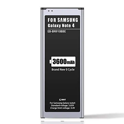 ZMNT 3600mAh Batteria per Samsung Galaxy Note 4, Sostituzione della Capacità Migliorata Batteria interna agli ioni di litio per Samsung note 4 (SENZA NFC)