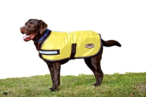 Weatherbeeta, cappotto riflettente per cani, giallo, Yellow, 65 cm