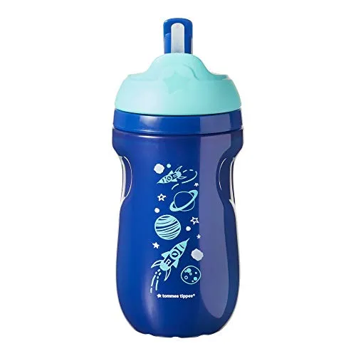 Tommee Tippee Active Straw Cup 12 Months+, Blue (Colours May Vary), 44702391