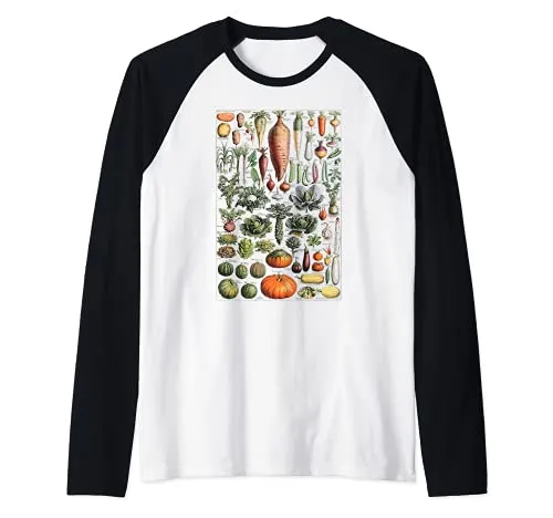 Tabella per l'identificazione delle verdure da cucina Maglia con Maniche Raglan