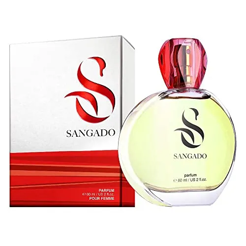 SANGADO Tabacco Vaniglia Profumo Per Donne, Lunga Durata 8-10 Ore, Fragranza Lussuosa, Orientale Speziato, Preziose Essenze Francesi, Extra-concentrato (parfum), Un Grande Regalo, 60 ml