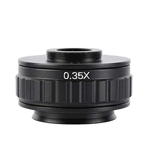 Camisin 0,35 X Mount Lens Focus Regolabile Camera Installazione C Mount a Nuovo Tipo Trinocular Stereo Microscopio