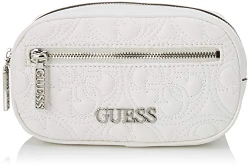 Guess Manhattan Belt Bag Borsa a Zainetto da Donna, Bianco, Taglia Unica