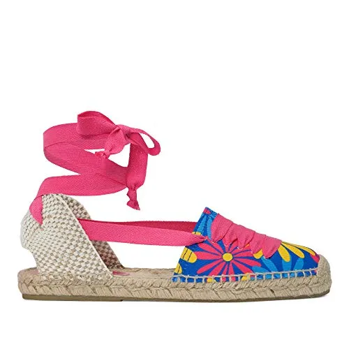 Agatha Ruiz de la Prada A87, Sandali Donna, Azul Cinta Fucsia, 37 EU