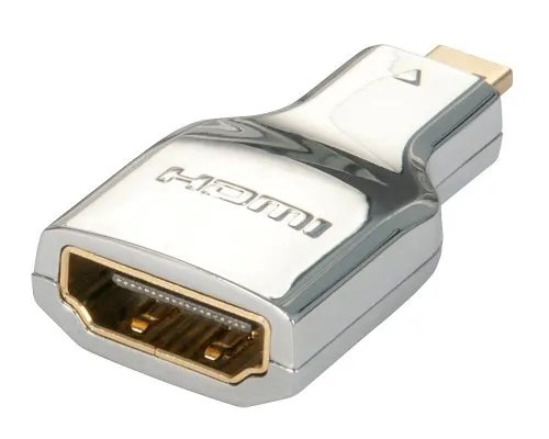 Lindy ADAPTADOR HDMI A MICRO HDMI D CROMO H/M