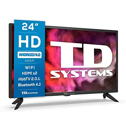 TD Systems TV K24DLG12HS 24"HD Smart AndroidTV WiFi USB HDMI