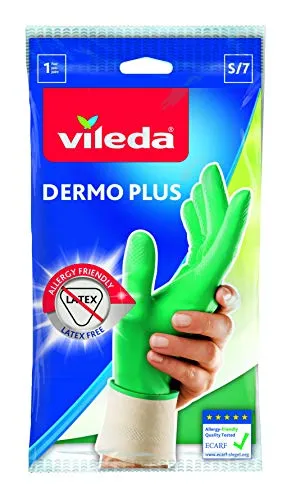 Vileda Guanti Casalinghi, Altro, Verde, Misura S, 2 unità