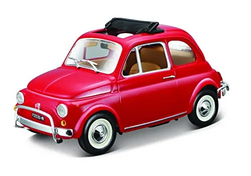 Bburago 15622099 - Bijoux Fiat 500 L (1968), scala 1:24, colori assortiti