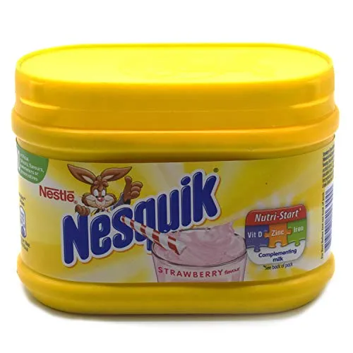 Nesquik Strawberry Milkshake Mix 300g by Nesquik