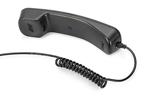 Digitus SKYPE USB telephone handset Nero