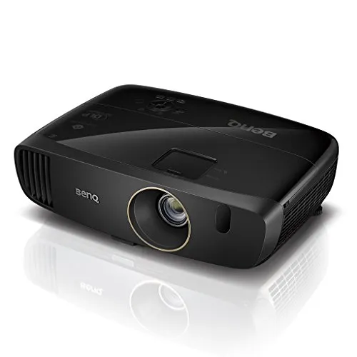 BenQ W2000+ Proiettore Home Cinema 1080p Rec. 709 100% di BenQ, 2200 Lumen, Contrasto Elevato 15000:1, Altoparlanti da 20 W, 3D, HDMI, Wireless, Serie CinePrime