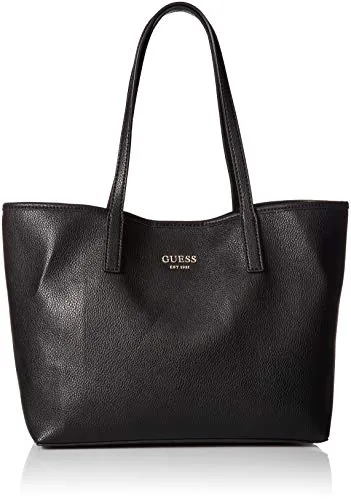 Guess Vikky, Borsa Tote Donna, Nero, 32.39 x 15.24 x 27.31 cm, 385.55 grammi