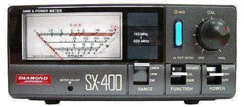 DIAMOND SX 400 Rosmetro Wattmetro VHF/UHF attacco N