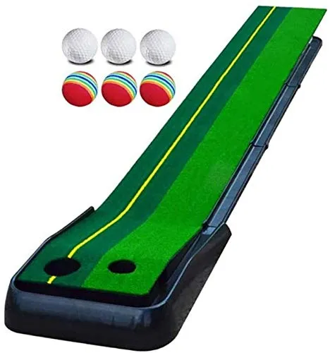 KJRJKD Interni | Outdoor Golf Putt, Putting Green Mat, Articoli da Regalo minigolf Pratica sugli aiuti alla Formazione Attrezzature di Gioco e di Golf for Gli Uomini Home Office Uso Esterno