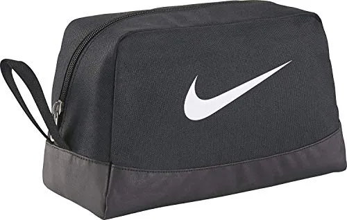 Nike Club Team Swoosh Toiletry Bag Beauty Case, 27 cm, Nero (White)