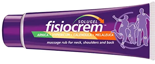 Fisiocrem Solugel - crema da massaggio per collo, spalle e schiena con Arnica - 60 ml