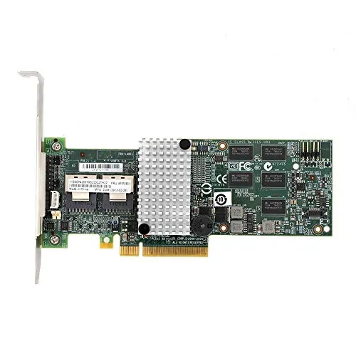 Kafuty M5015 Array Card, IBM M5015 Megaraid 9260-8i Controller SATA/SAS Raid 6G PCIe x8, per LSI 46M0851, con indicatore di guasto in Tempo Reale