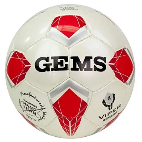 GEMS Pallone Viper Olimpico Ug04 Futsal Rimbalzo Controllato (Misura 4) Calcio A5