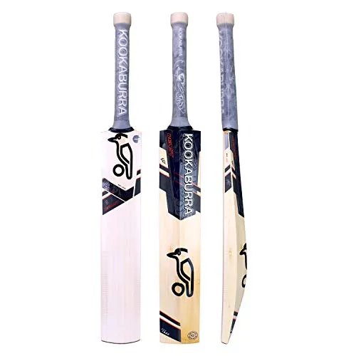 KOOKABURRA Beast 6.3, Mazza da Cricket Unisex-Adulto, Nero/Rosso, Manico Corto