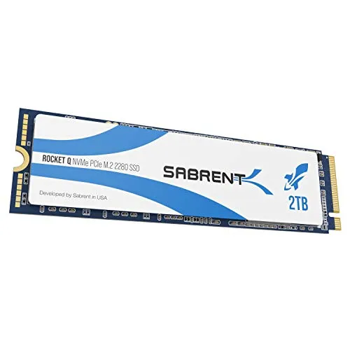 Sabrent SSD Interno PCIe NVMe M.2 2280 2TB Rocket Q, Unità di Memoria a Stato Solido ad Alte Prestazioni (SB-RKTQ-2TB)