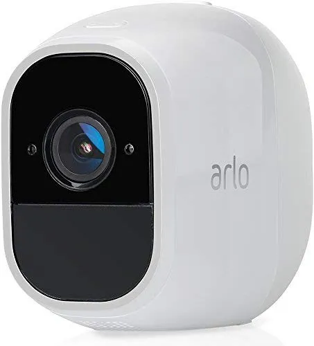 Arlo Pro2 VMC4030P Telecamera Addizionale per Sistema Videosorveglianza Wi-Fi senza Fili, Audio 2 Vie, Batteria, Full HD, Visione Notturna, Interno/Esterno, VCR Opz, Alexa e Google Wi-Fi