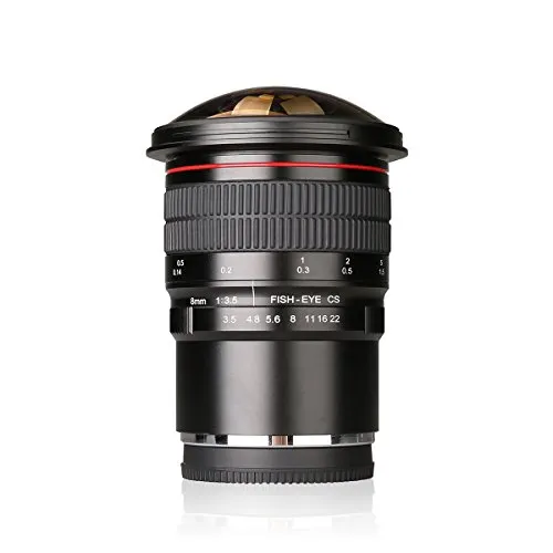 Meike 8mm F3.5 ultra HD fisso non-zoom fisheye per Panasonic Olympus M4/3 Mount mirrorless cameras